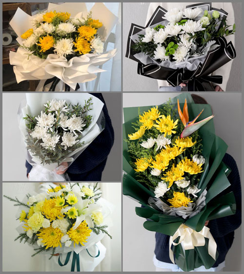 贵州毕节市大方县牛场乡以朵村白事花束代送